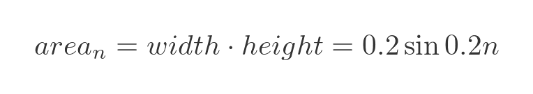 Sine area formula