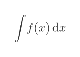 Integral notation