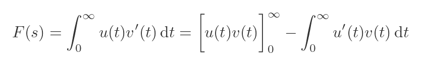 Laplace transform of t