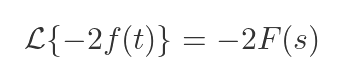 First order differential equation