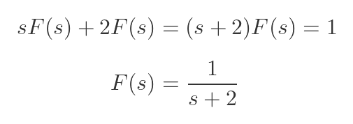 First order differential equation