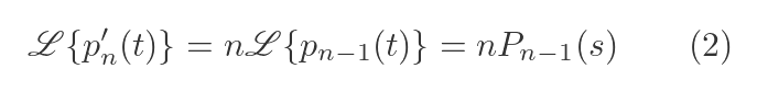 Laplace transform of t to the power n