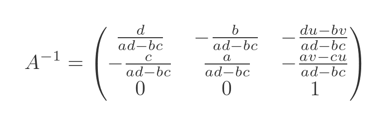 Inverse matrix