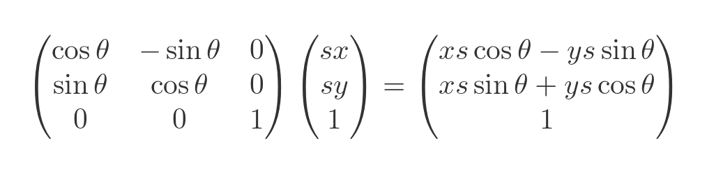 Scale and rotation