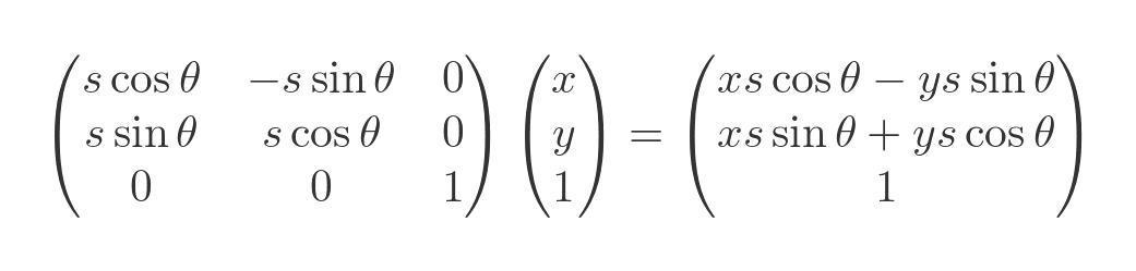 Scale and rotation