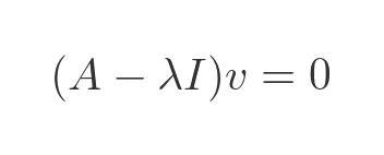 Characteristic equation