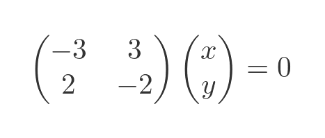 Solving 2D matrix