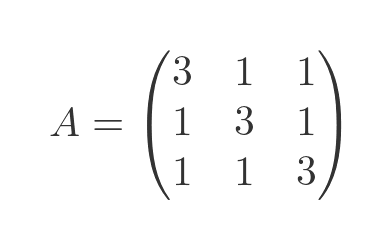 Solving 3D matrix