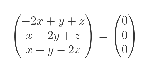 Solving 3D matrix