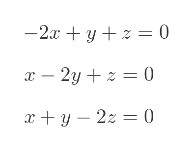 Solving 3D matrix