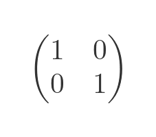 Identity matrix