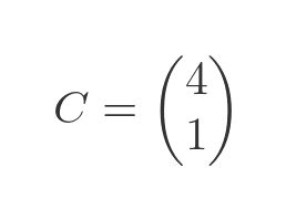 Matrix solution - 2 variables