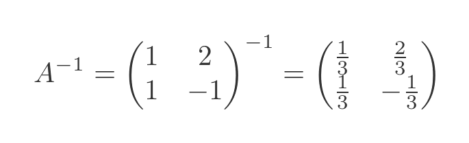 Matrix solution - 2 variables