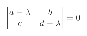 Characteristic equation