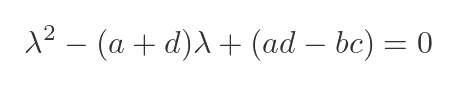 Characteristic equation