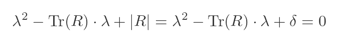 Characteristic equation