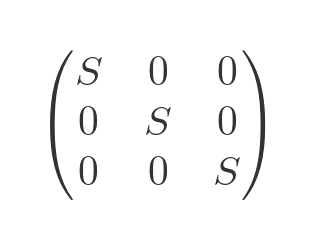 Scalar matrix