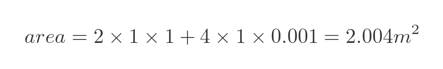 Box volume and surface area